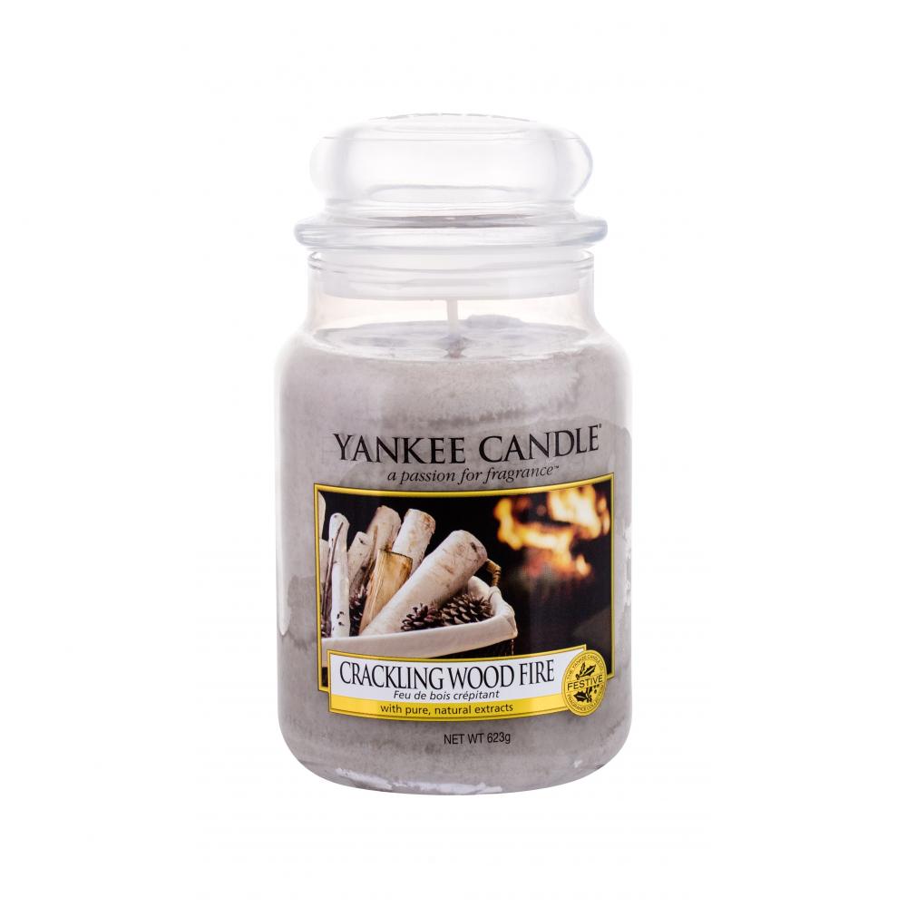 Yankee Candle Crackling Wood Fire Ароматни свещи Parfimo.bg