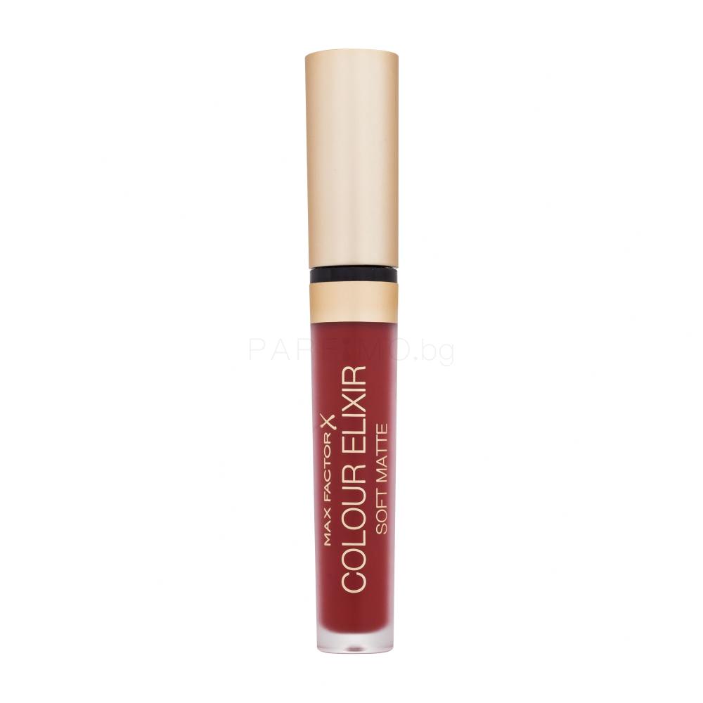 Max Factor Colour Elixir Soft Matte Червило за жени 4 ml Нюанс 030 Crushed Ruby
