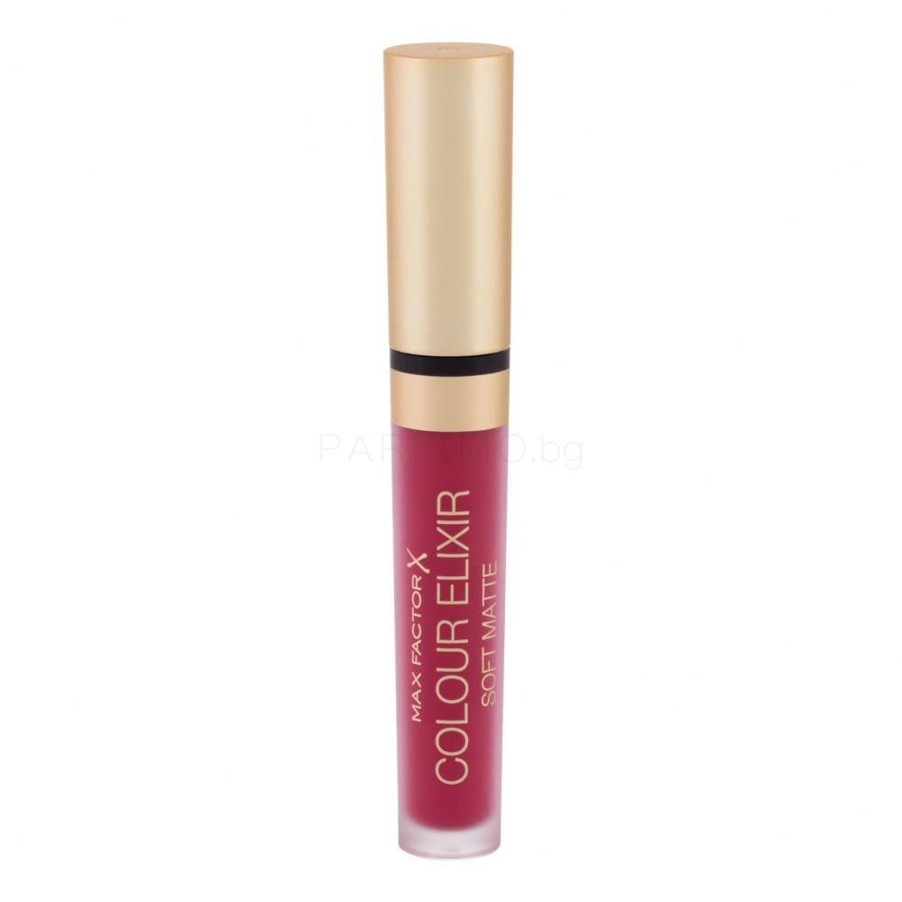 Max Factor Colour Elixir Soft Matte Червило за жени 4 ml Нюанс 025 Raspberry Haze