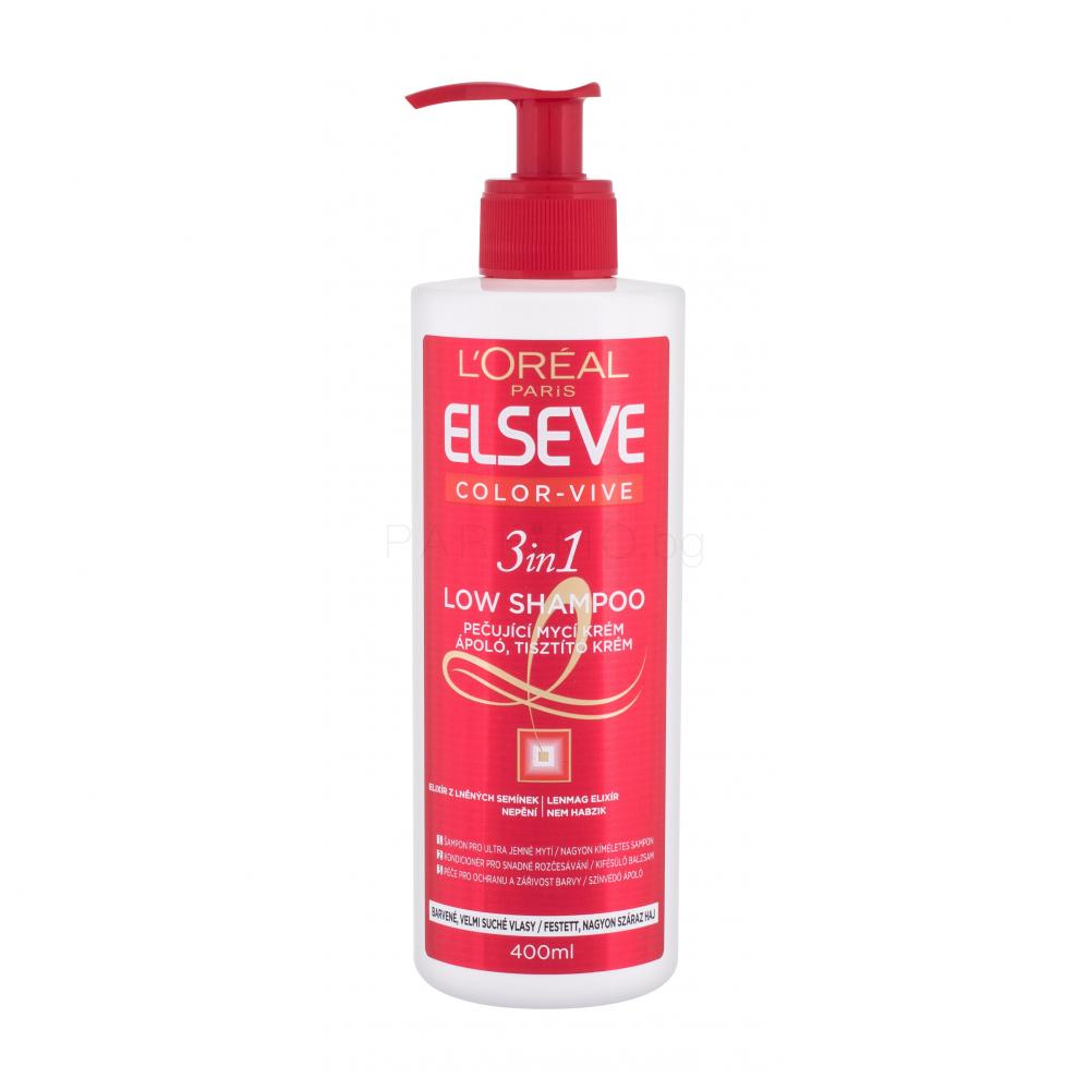 L'Oréal Paris Elseve ColorVive 3in1 Low Shampoo Шампоани за жени