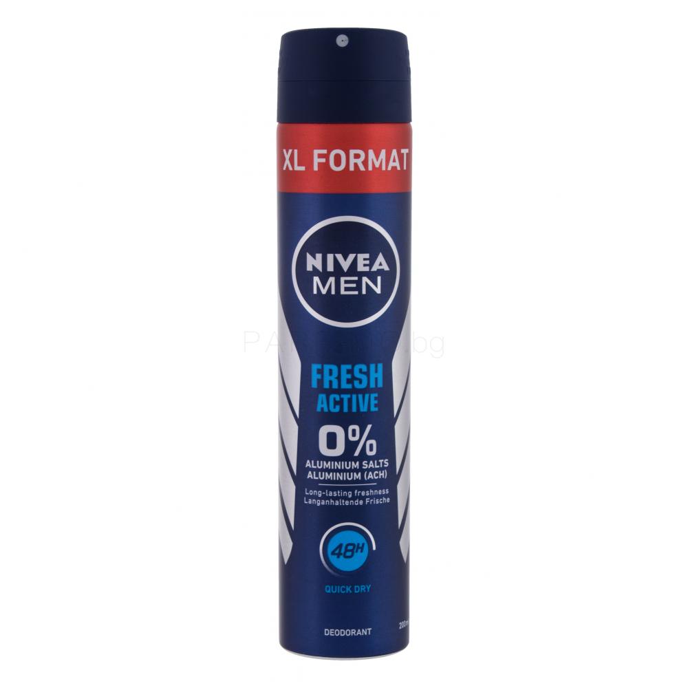 Nivea Men Fresh Active 48h Дезодорант за мъже 200 ml