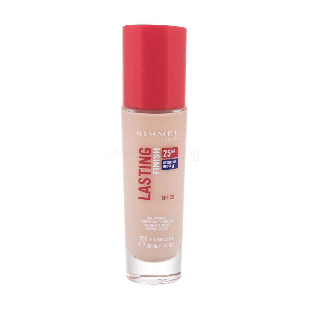 Rimmel London Lasting Finish 25H SPF20 Фон дьо тен за жени 30 ml Нюанс 050 Fair Porcelain