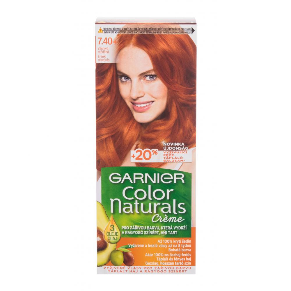 Garnier Color Naturals Créme Боя за коса за жени 40 ml Нюанс 7.40+ Copper Passion