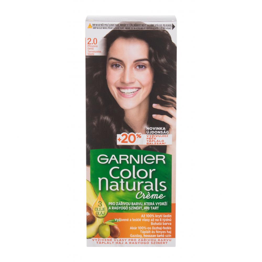 Garnier Color Naturals Créme Боя за коса за жени 40 ml Нюанс 2.0 Soft Black