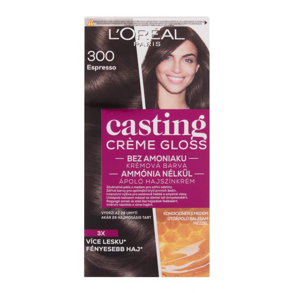 L'Oréal Paris Casting Creme Gloss Боя за коса за жени 48 ml Нюанс 300 Espresso