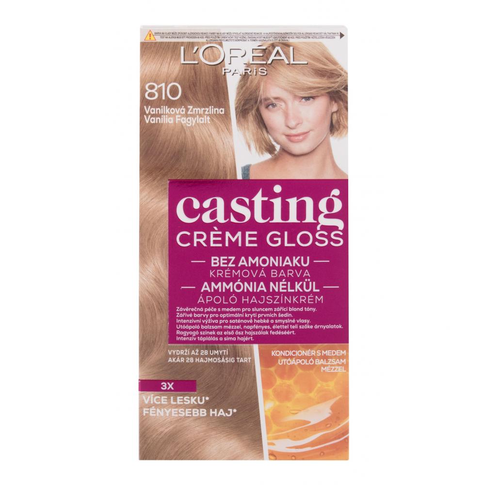 L'Oréal Paris Casting Creme Gloss Боя за коса за жени 48 ml Нюанс 810 Vanilla Icecream