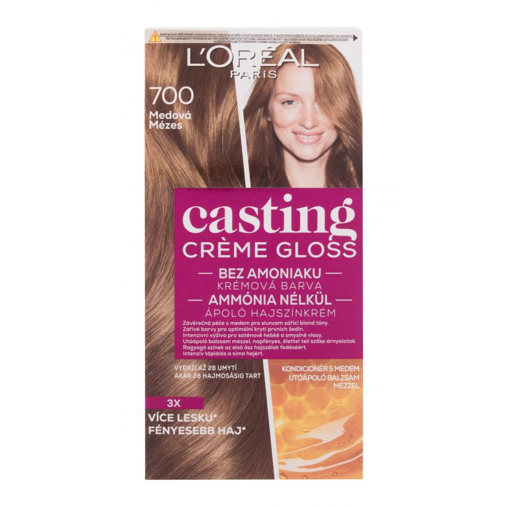 L'Oréal Paris Casting Creme Gloss Боя за коса за жени 48 ml Нюанс 700 Honey