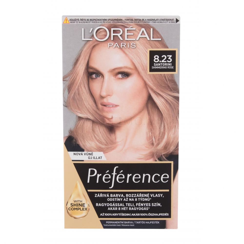 L'Oréal Paris Préférence Боя за коса за жени 60 ml Нюанс 8.23