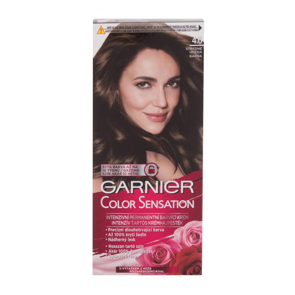 Garnier Color Sensation Боя за коса за жени 40 ml Нюанс 4.0 Deep Brown