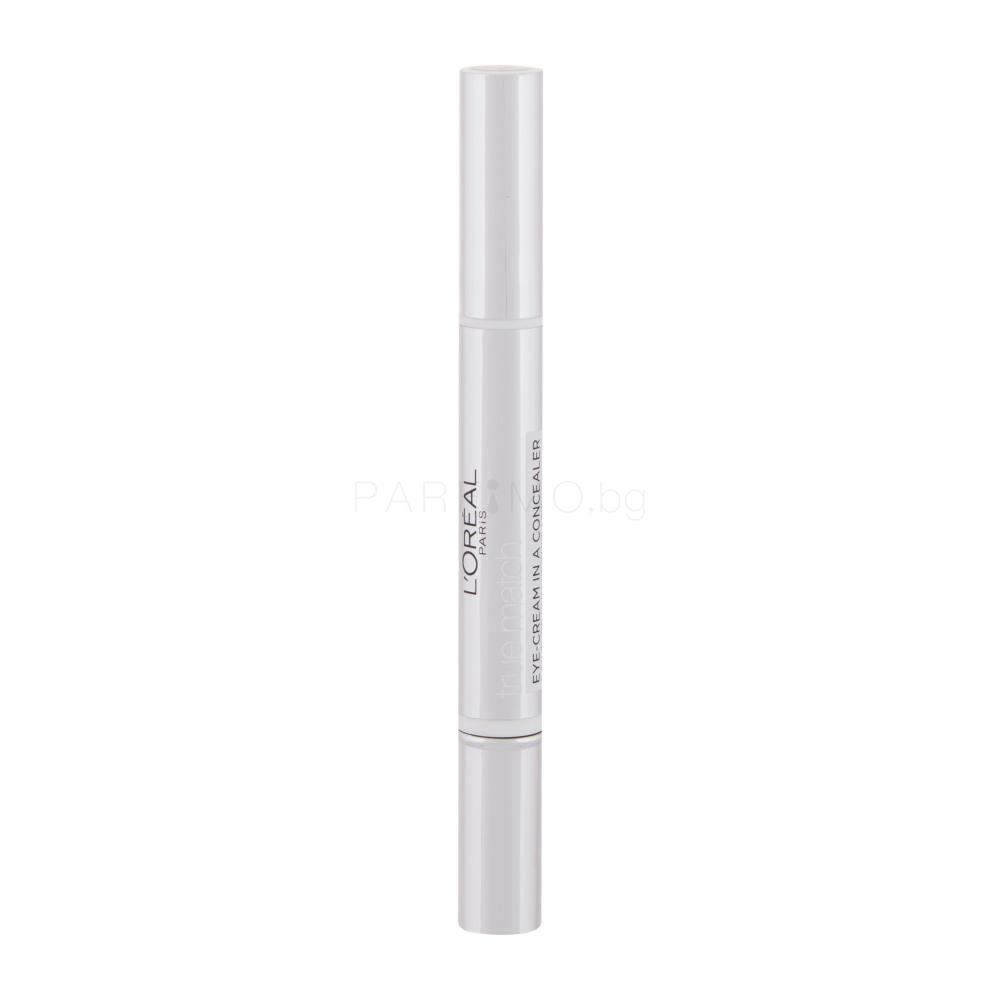 L'Oréal Paris True Match Eye-Cream In A Concealer Коректор за жени 2 ml Нюанс 3-5.N Natural Beige