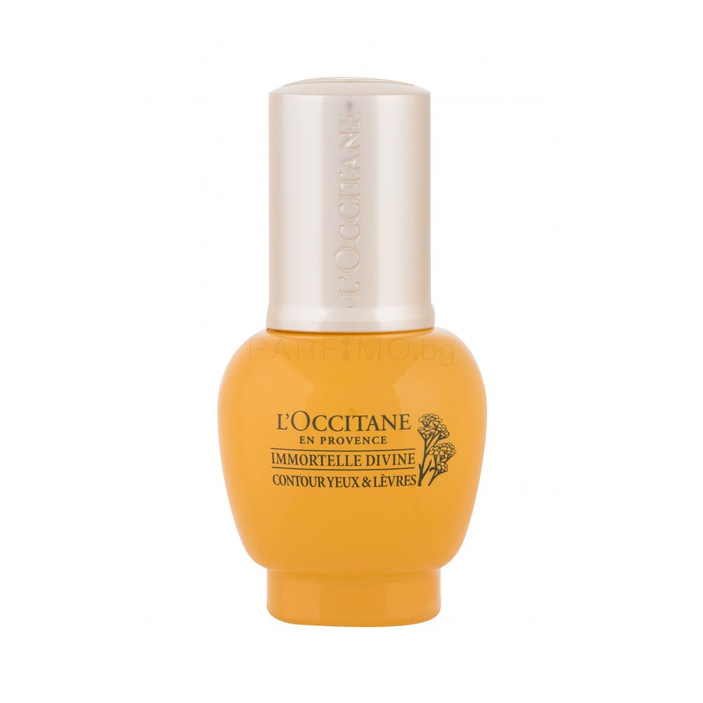L'Occitane Immortelle Divine Eye & Lip Contour Околоочен гел за жени 15 ml