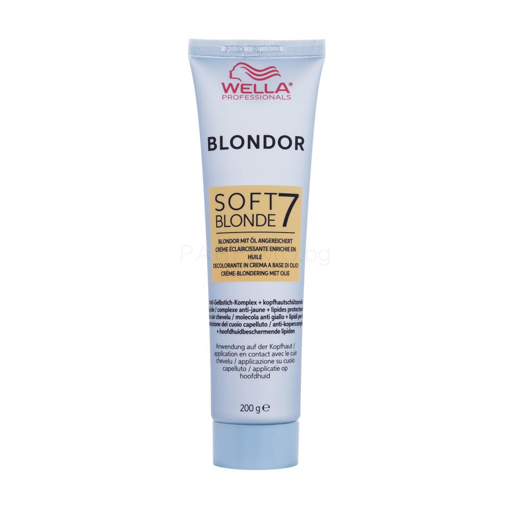 Wella Professionals Blondor Soft Blonde 7 Боя за коса за жени 200 g