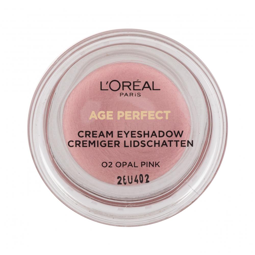 L'Oréal Paris Age Perfect Cream Eyeshadow Сенки за очи за жени 4 ml Нюанс 02 Opal Pink Parfimo.bg
