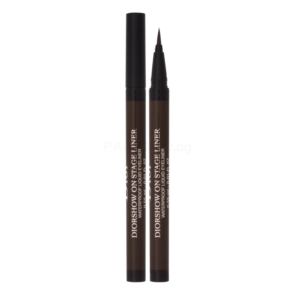 Dior Diorshow On Stage Liner Waterproof Очна линия за жени 0,55 ml Нюанс 781 Matte Brown