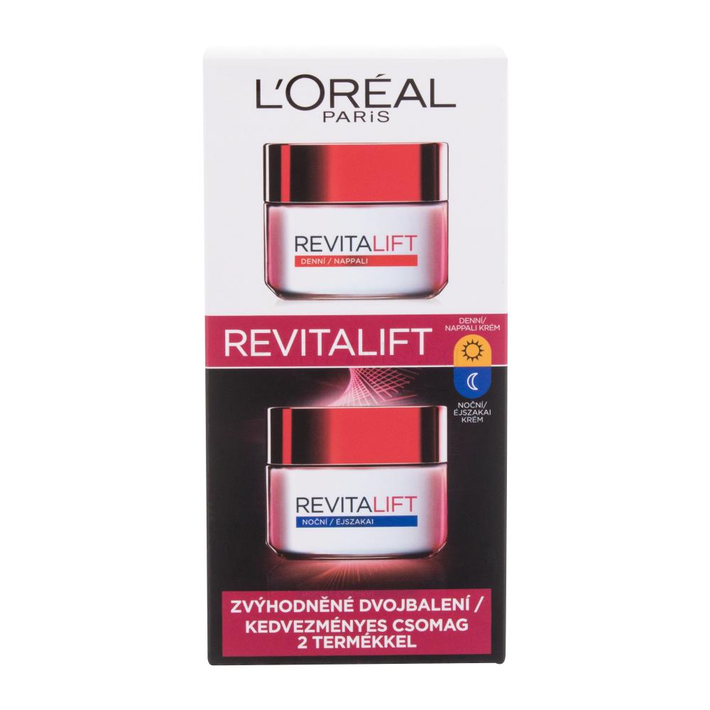 L'Oréal Paris Revitalift Duo Set Подаръчен комплект дневен крем за лице Revitalift 50 ml + нощен крем за лице Revitalift 50 ml увредена кутия