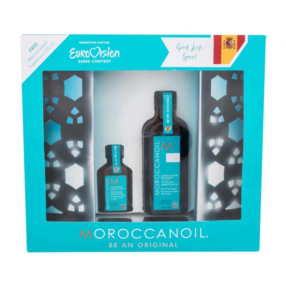 Moroccanoil Treatment Eurovision 2021 Подаръчен комплект масло за коса Treatment Oil 100 ml + масло за коса Treatment Oil 25 ml
