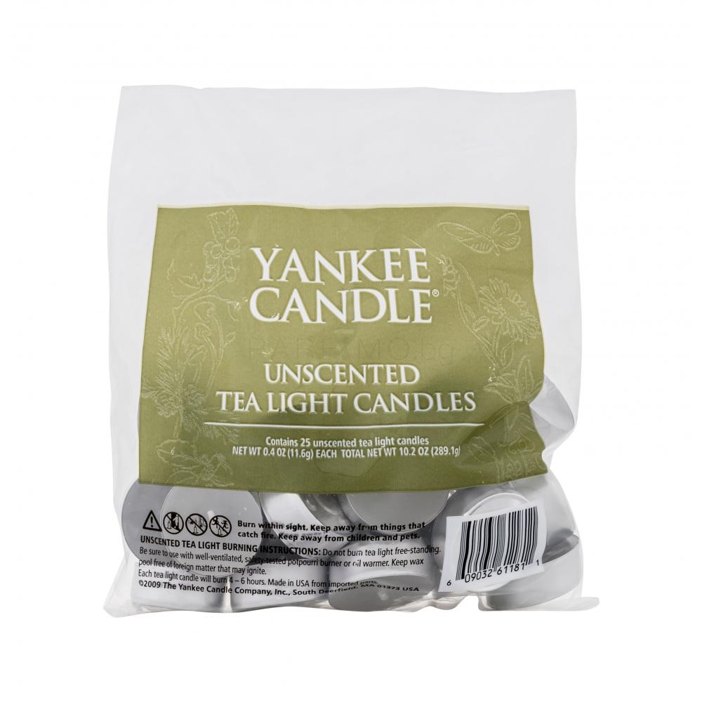 Yankee Candle Tea Light Candles Unscented Ароматна свещ 290 гр Parfimo.bg