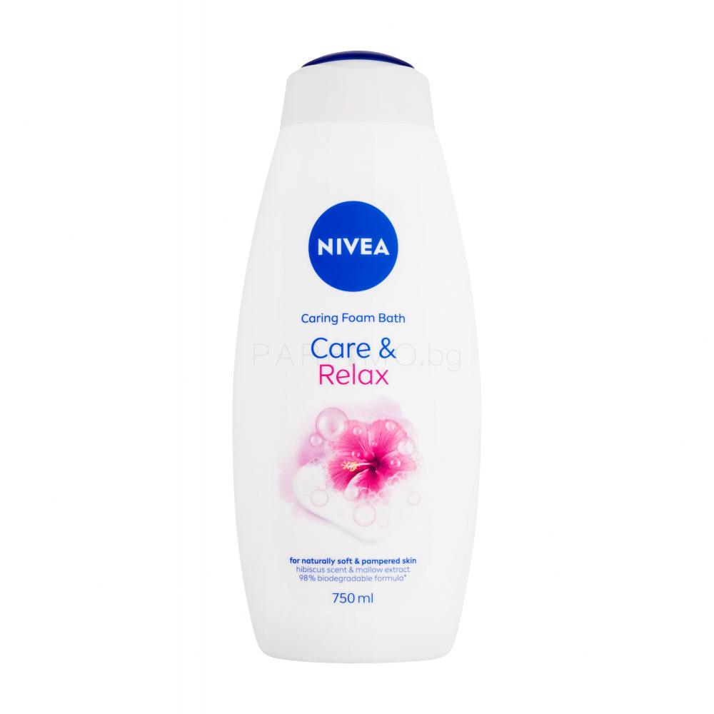 Nivea Care & Relax 2in1 Душ гел за жени 750 ml Parfimo.bg