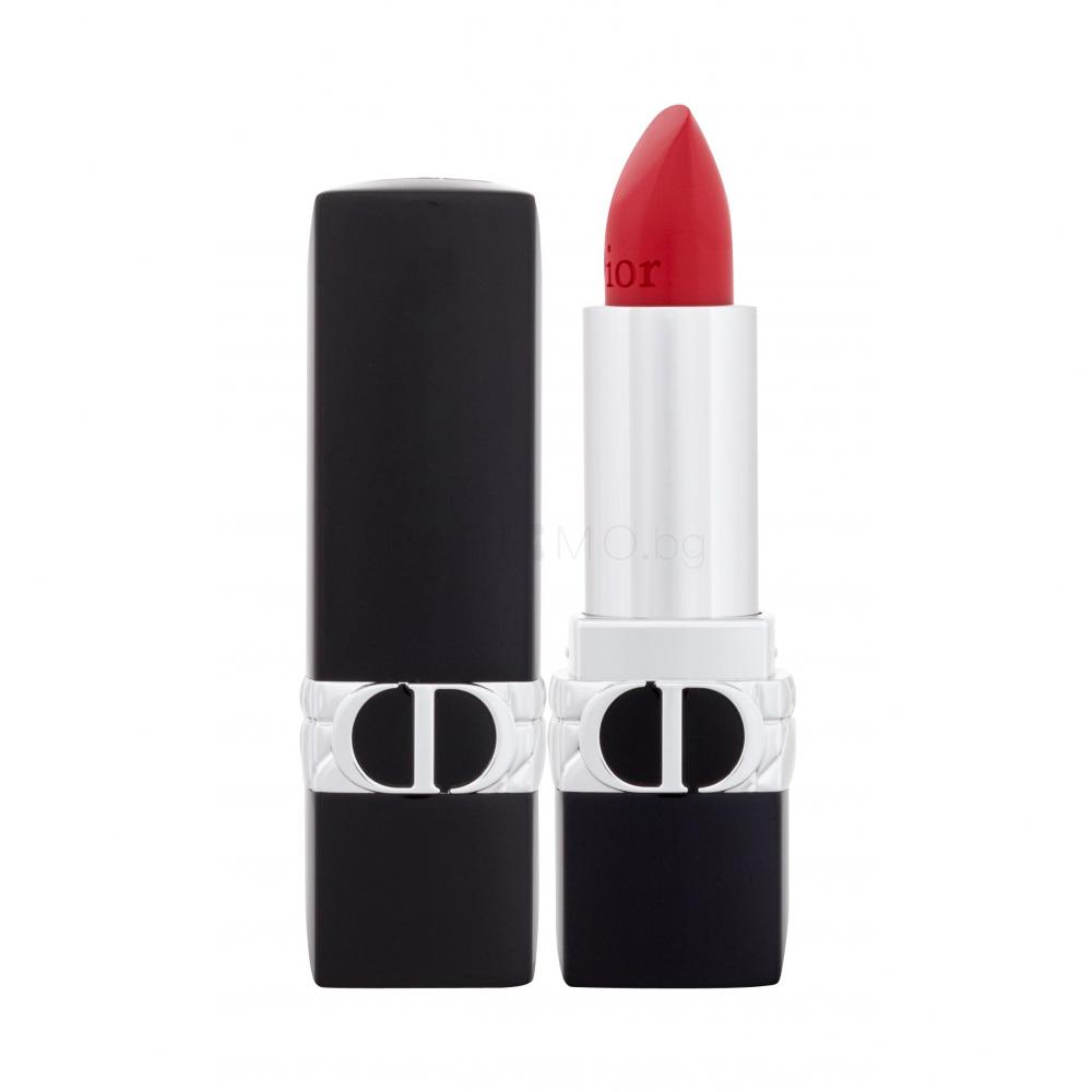 Dior Rouge Dior Couture Colour Floral Lip Care Червило за жени 3,5 g Нюанс 080 Red Smile