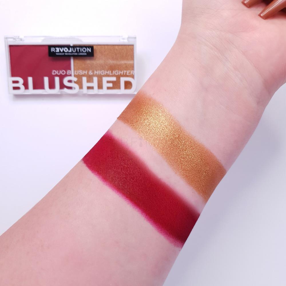 Revolution Relove Colour Play Blushed Duo Blush & Highlighter