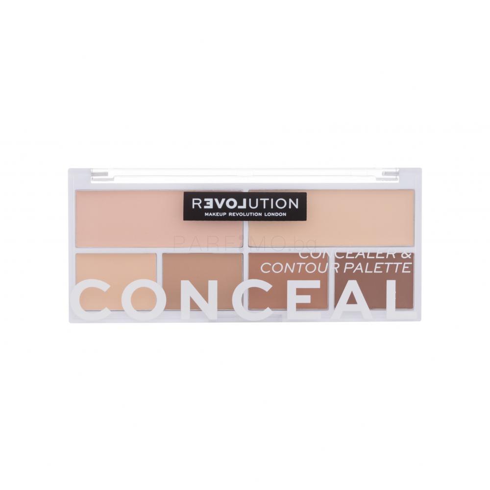 Revolution Relove Conceal Me Concealer & Contour Palette Контурираща палитра за жени 11,2 g Нюанс Light