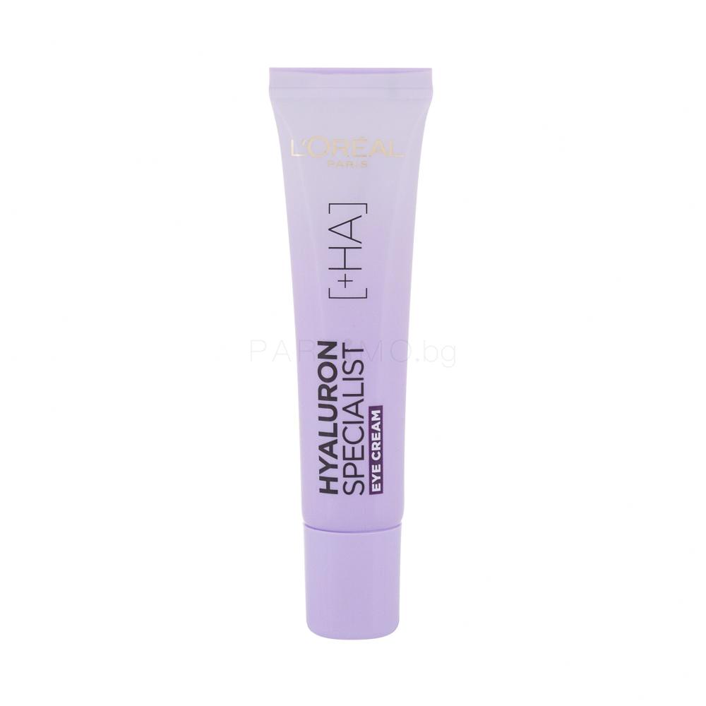 L'Oréal Paris Hyaluron Specialist Replumping Moisturizing Care Околоочен крем за жени 15 ml увредена кутия