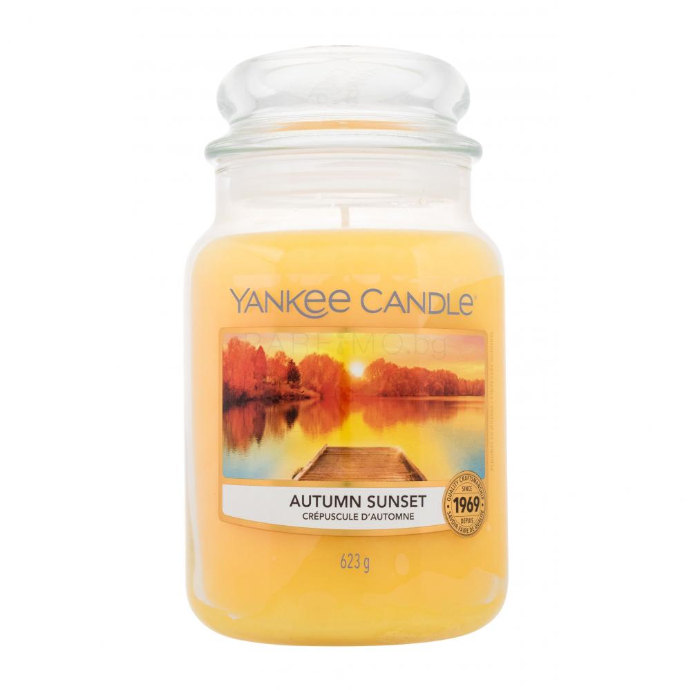 Yankee Candle Autumn Sunset Ароматна свещ 623 гр Parfimo.bg