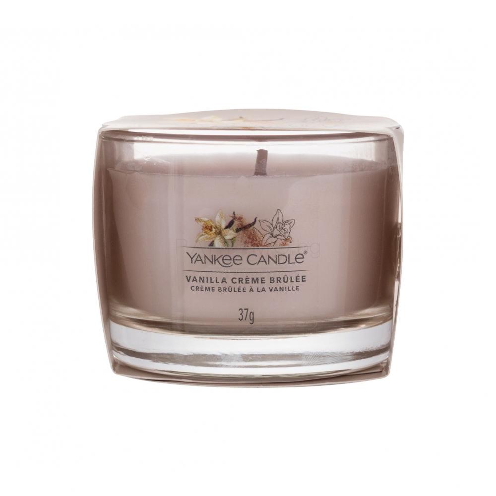 Yankee Candle Vanilla Créme Brulée Ароматна свещ 37 гр Parfimo.bg