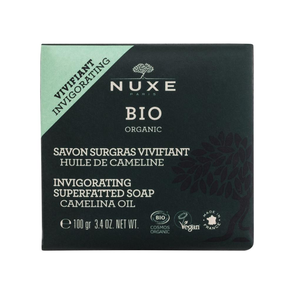 NUXE Bio Organic Invigorating Superfatted Soap Camelina Oil Твърд сапун за жени 100 g