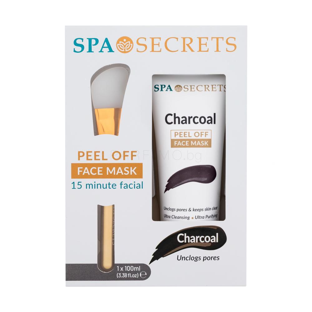 Xpel Spa Secrets Charcoal Peel Off Face Mask Подаръчен комплект маска