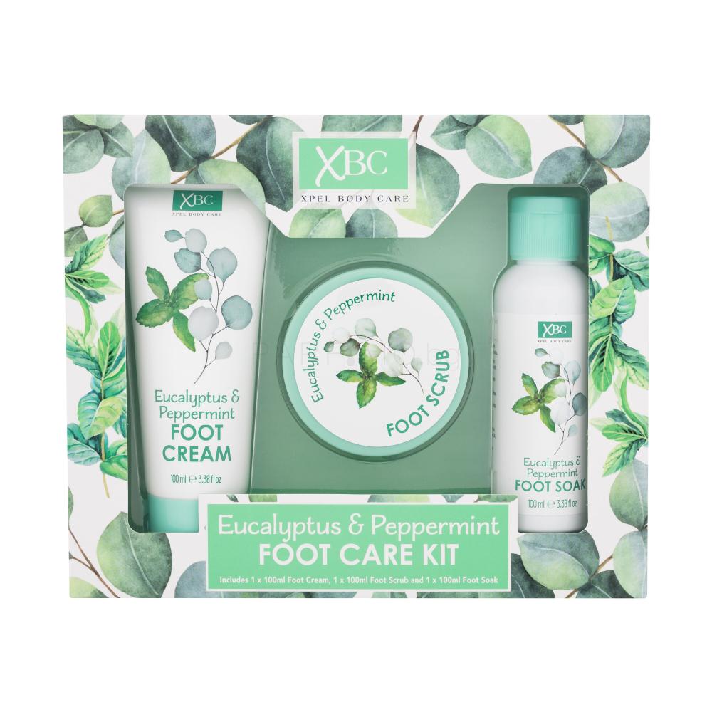 Xpel Eucalyptus & Peppermint Foot Care Kit Кремове за крака за жени