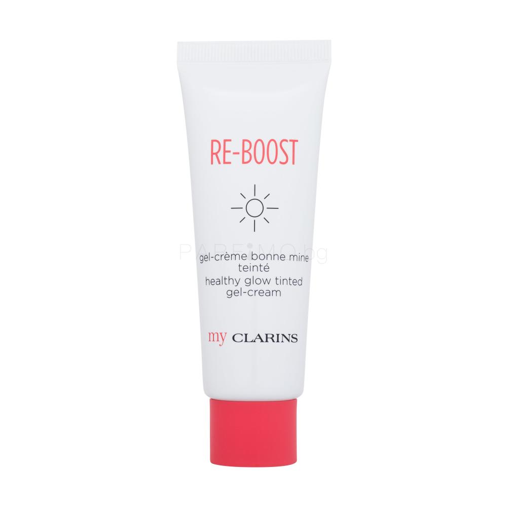 Clarins ReBoost Healthy Glow Tinted GelCream Дневен крем за лице за жени 50 ml Parfimo.bg