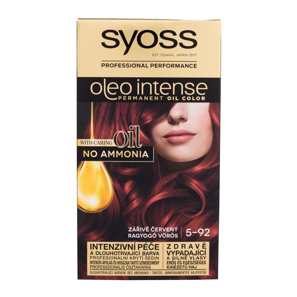 Syoss Oleo Intense Permanent Oil Color Боя за коса за жени 50 ml Нюанс 5-92 Bright Red