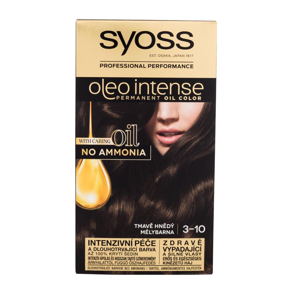 Syoss Oleo Intense Permanent Oil Color Боя за коса за жени 50 ml Нюанс 3-10 Deep Brown
