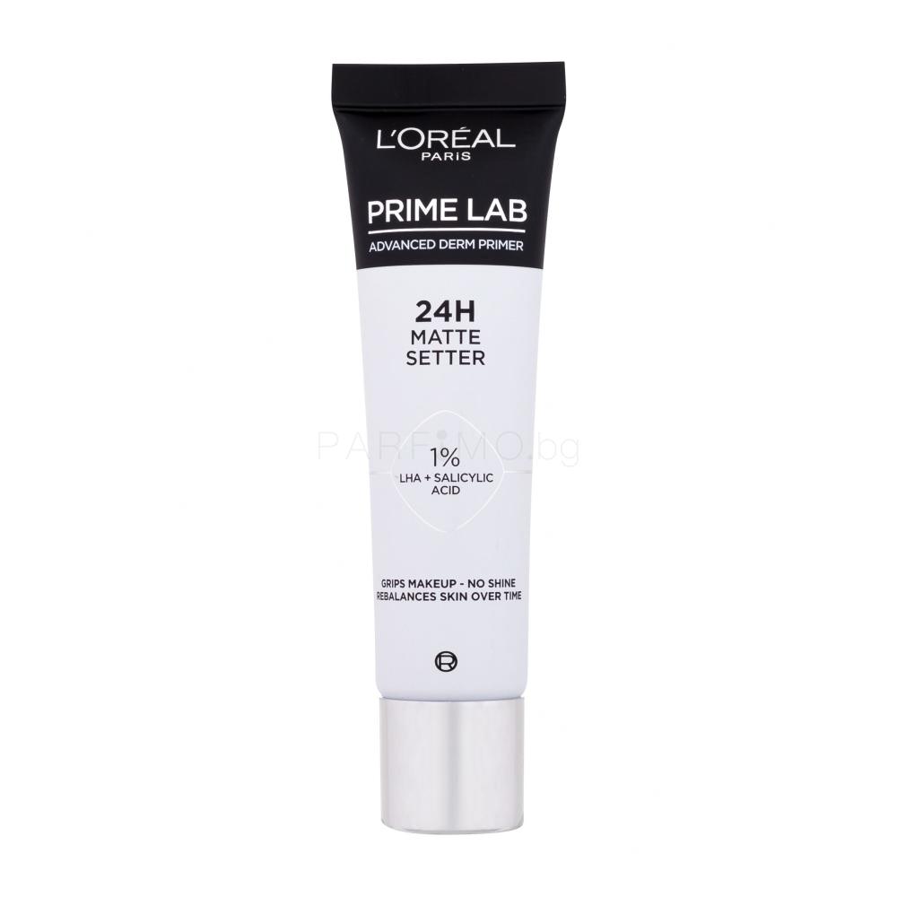 L'Oréal Paris Prime Lab 24H Matte Setter Основа за грим за жени 30 ml