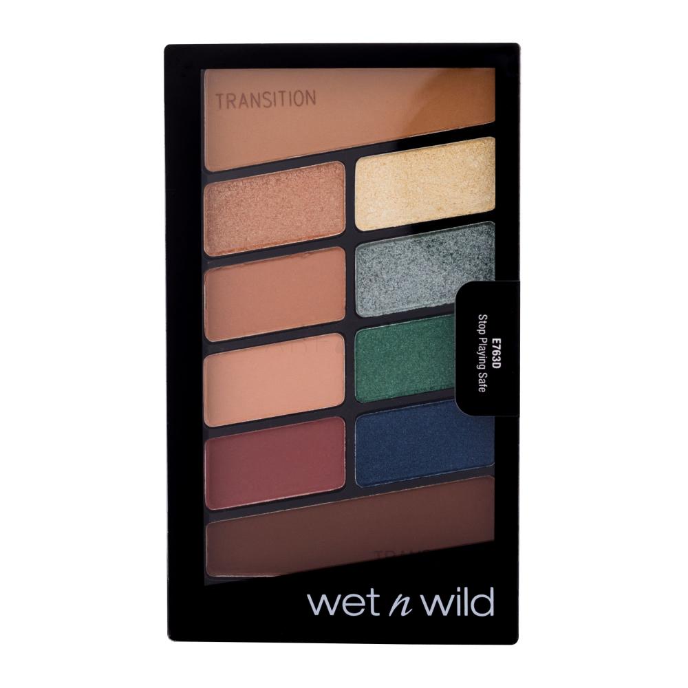 Wet n Wild Color Icon 10 Pan Сенки за очи за жени 10 g Нюанс Stop Playing Safe