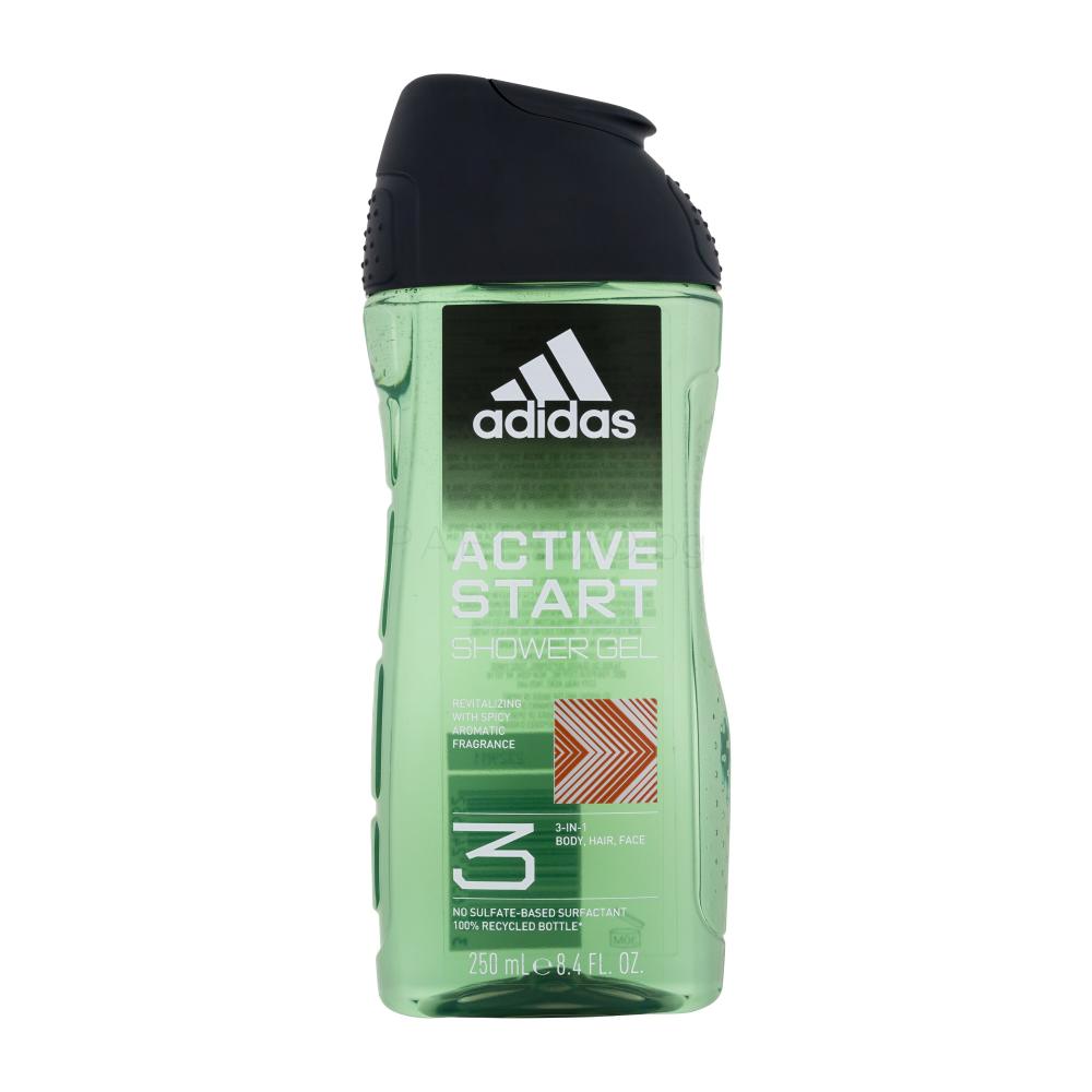 Adidas Active Start Shower Gel 3In1 Душ гел за мъже 250 ml Parfimo.bg