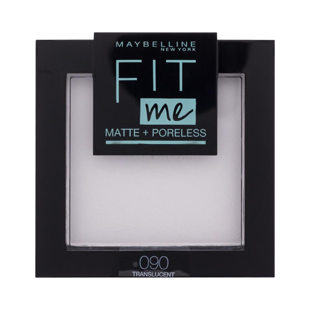 Maybelline Fit Me! Matte + Poreless Пудра за жени 9 g Нюанс 090 Translucent