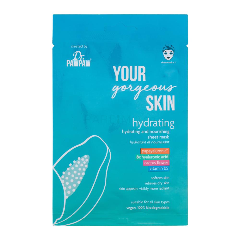 Dr. PAWPAW Your Gorgeous Skin Hydrating Sheet Mask Маска за лице за жени 25 ml