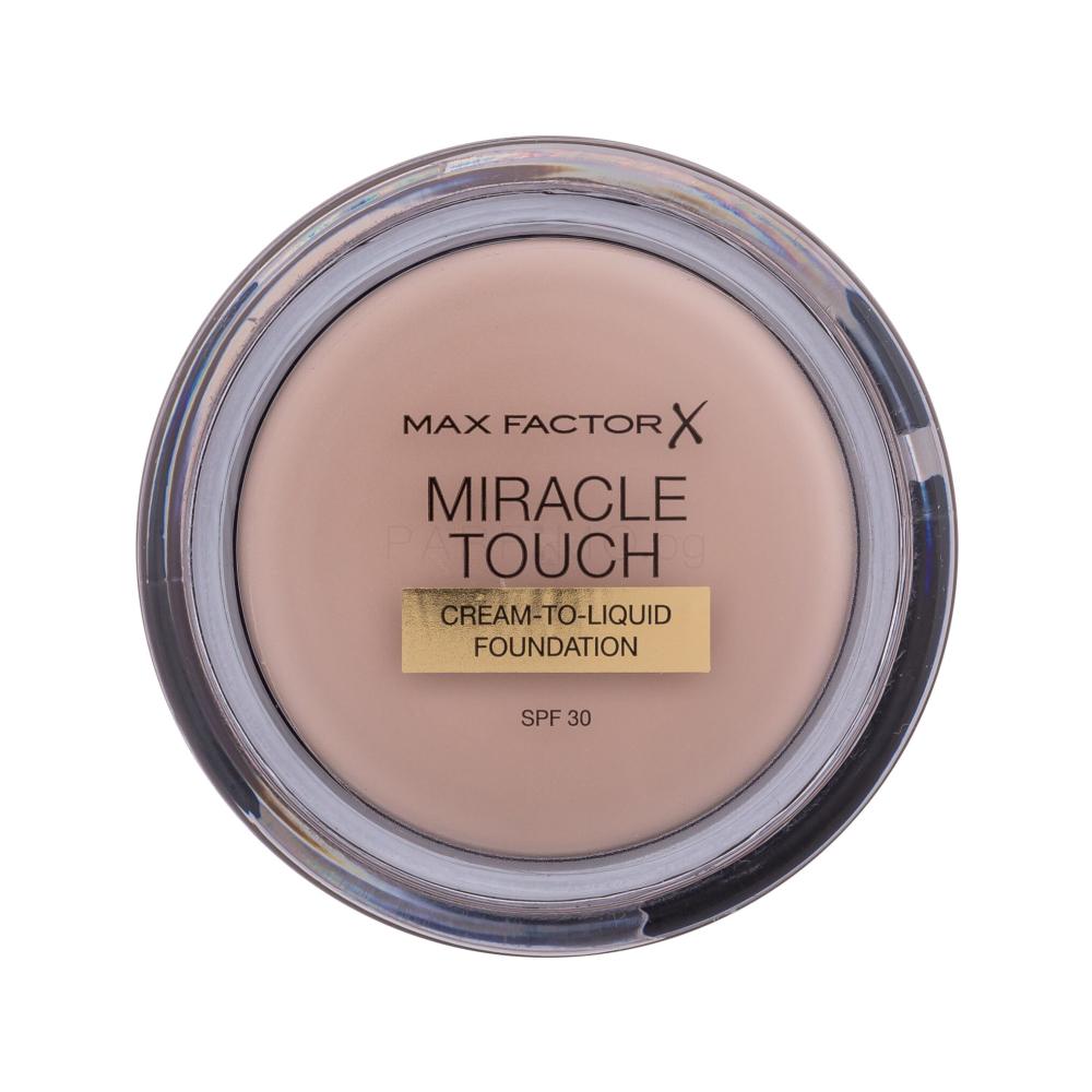 Max Factor Miracle Touch Cream-To-Liquid SPF30 Фон дьо тен за жени 11,5 g Нюанс 039 Rose Ivory