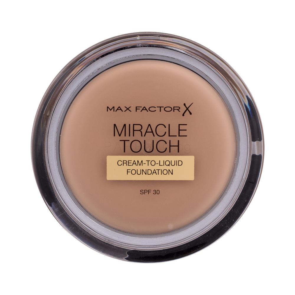 Max Factor Miracle Touch Cream-To-Liquid SPF30 Фон дьо тен за жени 11,5 g Нюанс 060 Sand