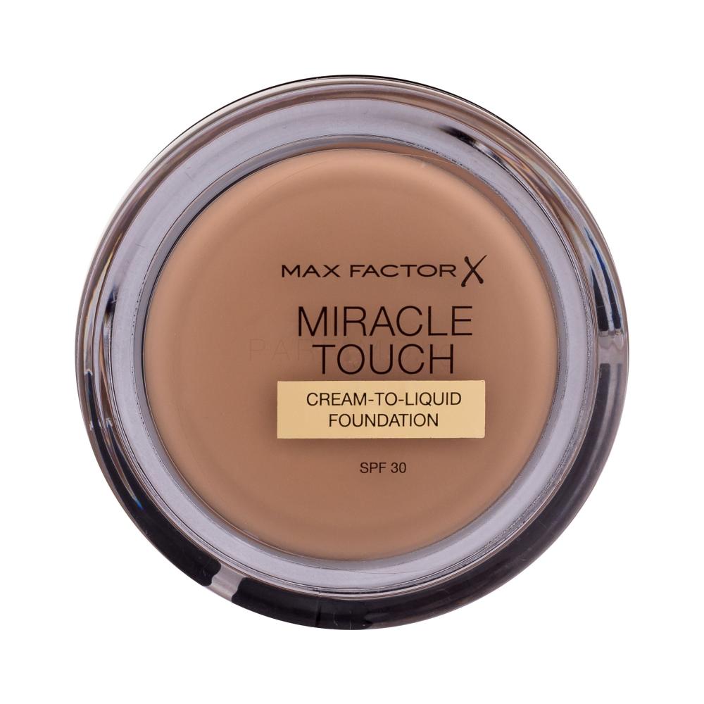 Max Factor Miracle Touch Cream-To-Liquid SPF30 Фон дьо тен за жени 11,5 g Нюанс 080 Bronze