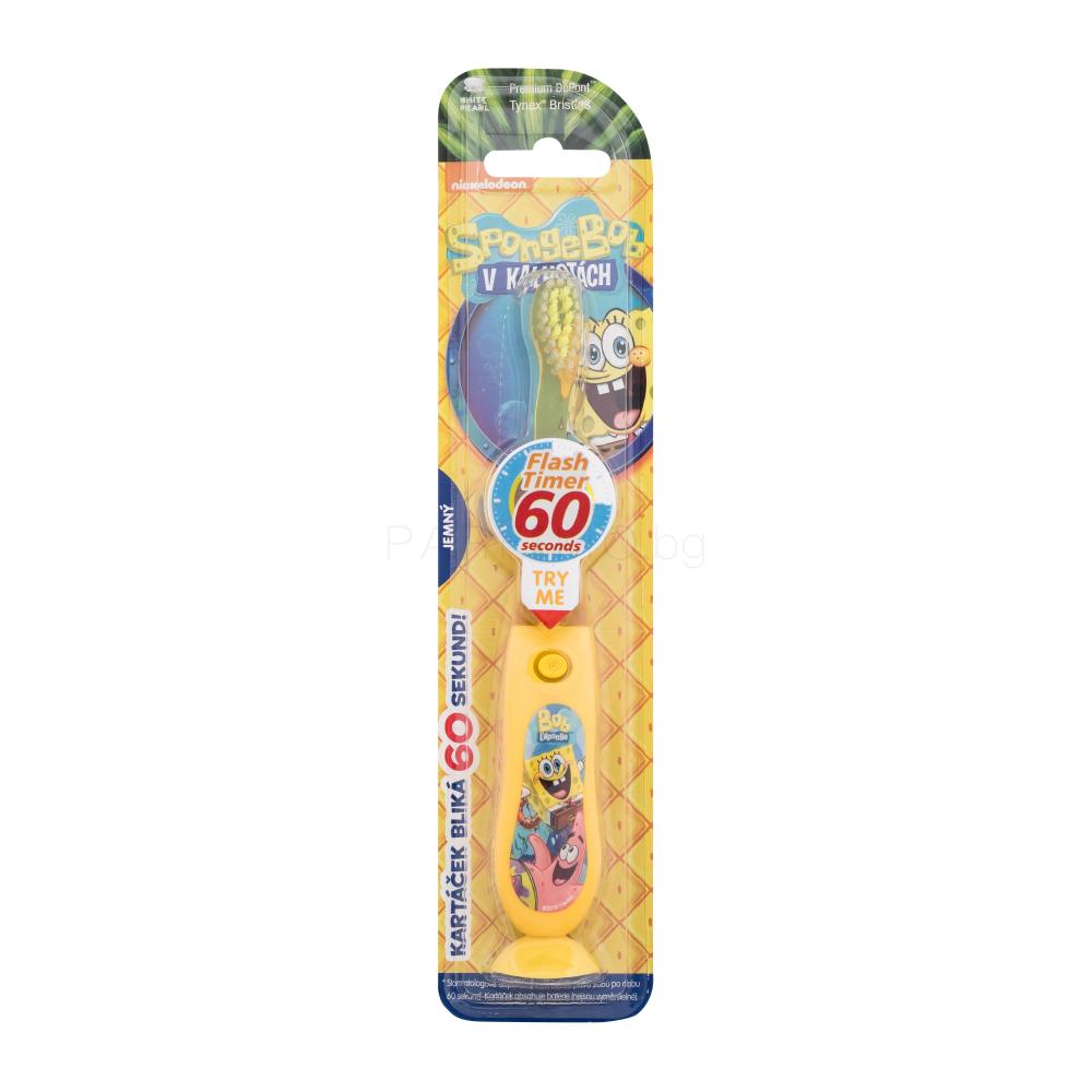 Nickelodeon SpongeBob With Timer Четка за зъби за деца 1 бр | Parfimo.bg