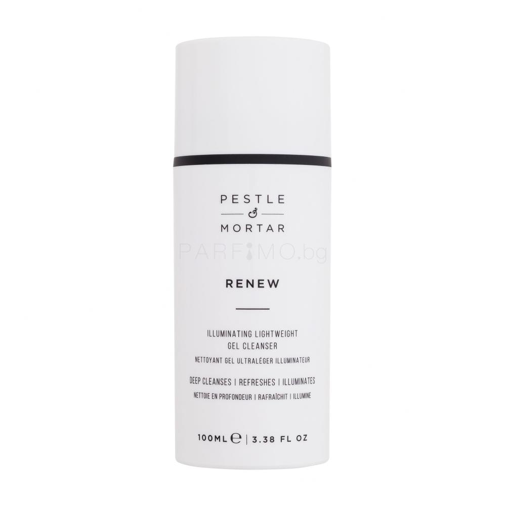Pestle & Mortar Renew Illuminating Lightweight Gel Cleanser Почистващ гел за жени 100 ml
