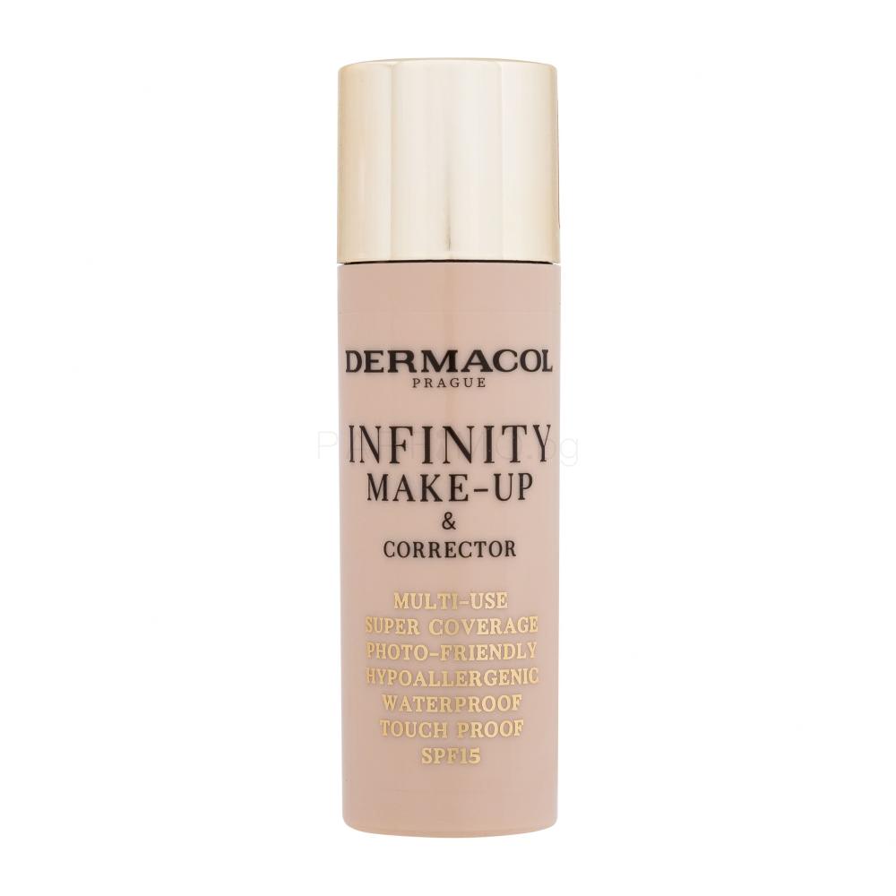 Dermacol Infinity Make-Up & Corrector Фон дьо тен за жени 20 g Нюанс 01 Fair