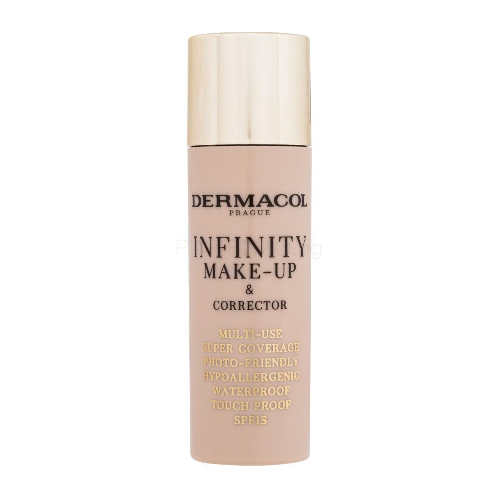 Dermacol Infinity Make-Up & Corrector Фон дьо тен за жени 20 g Нюанс 02 Beige