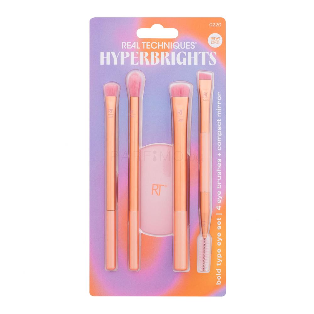 Real Techniques Hyperbrights Bold Type Eye Set Четка за жени Комплект