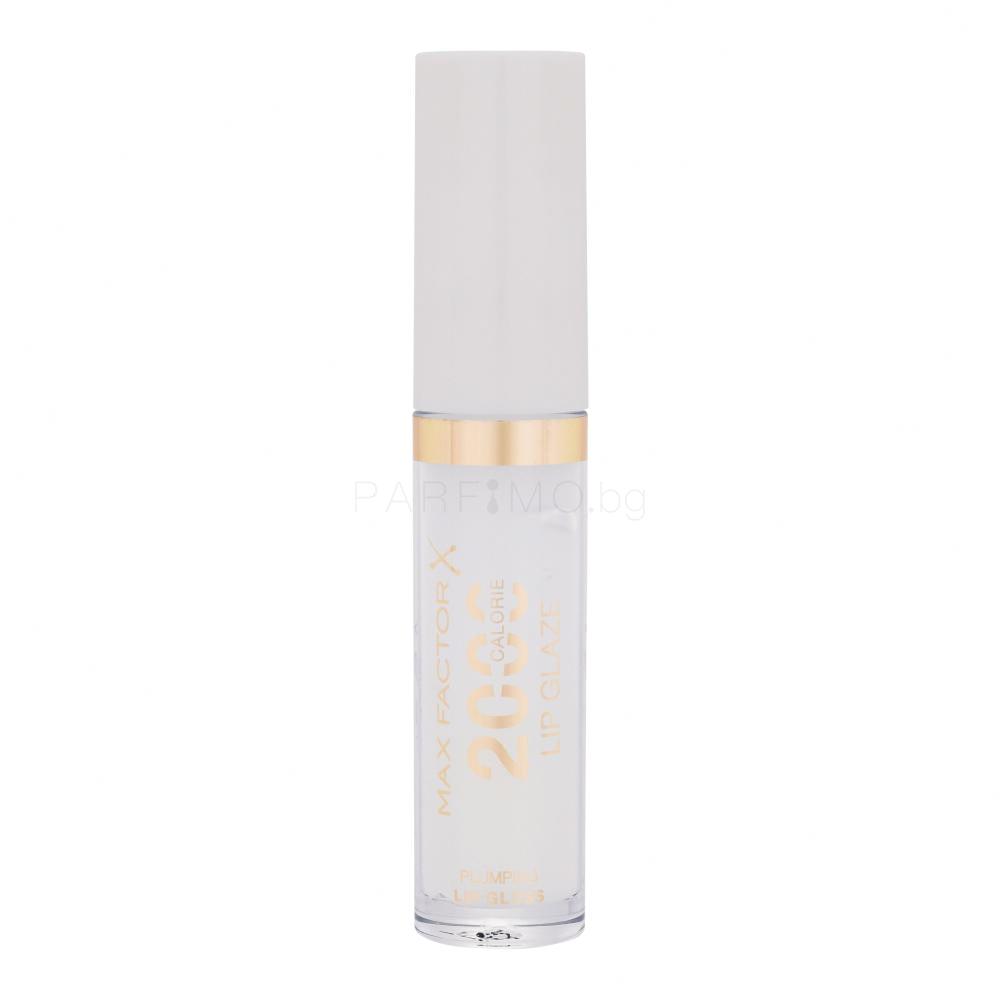 Max Factor 2000 Calorie Lip Glaze Блясък за устни за жени 4,4 ml Нюанс 000 Melting Ice