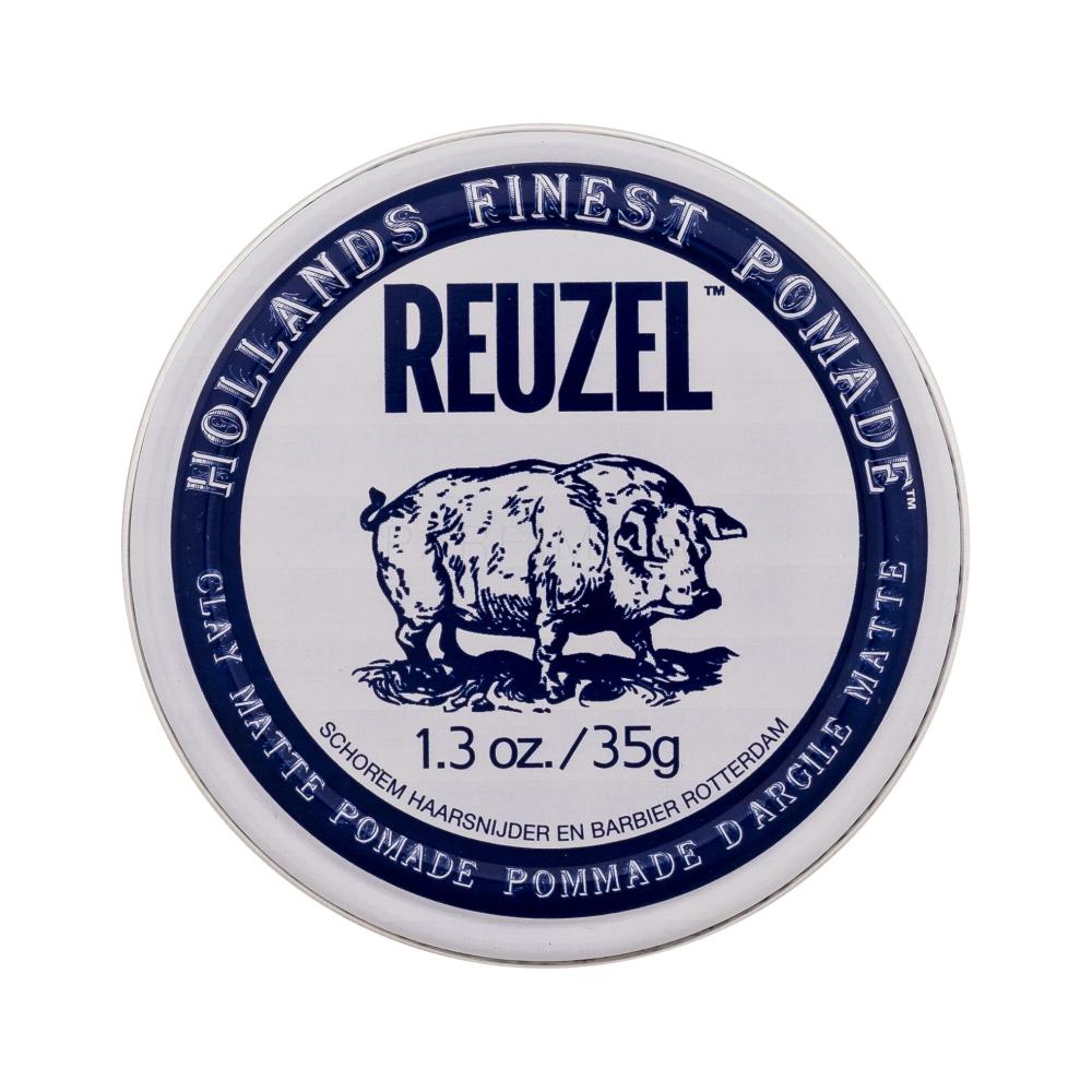 Reuzel Hollands Finest Pomade Clay Matte Pomade За оформяне на косата за мъже 35 g
