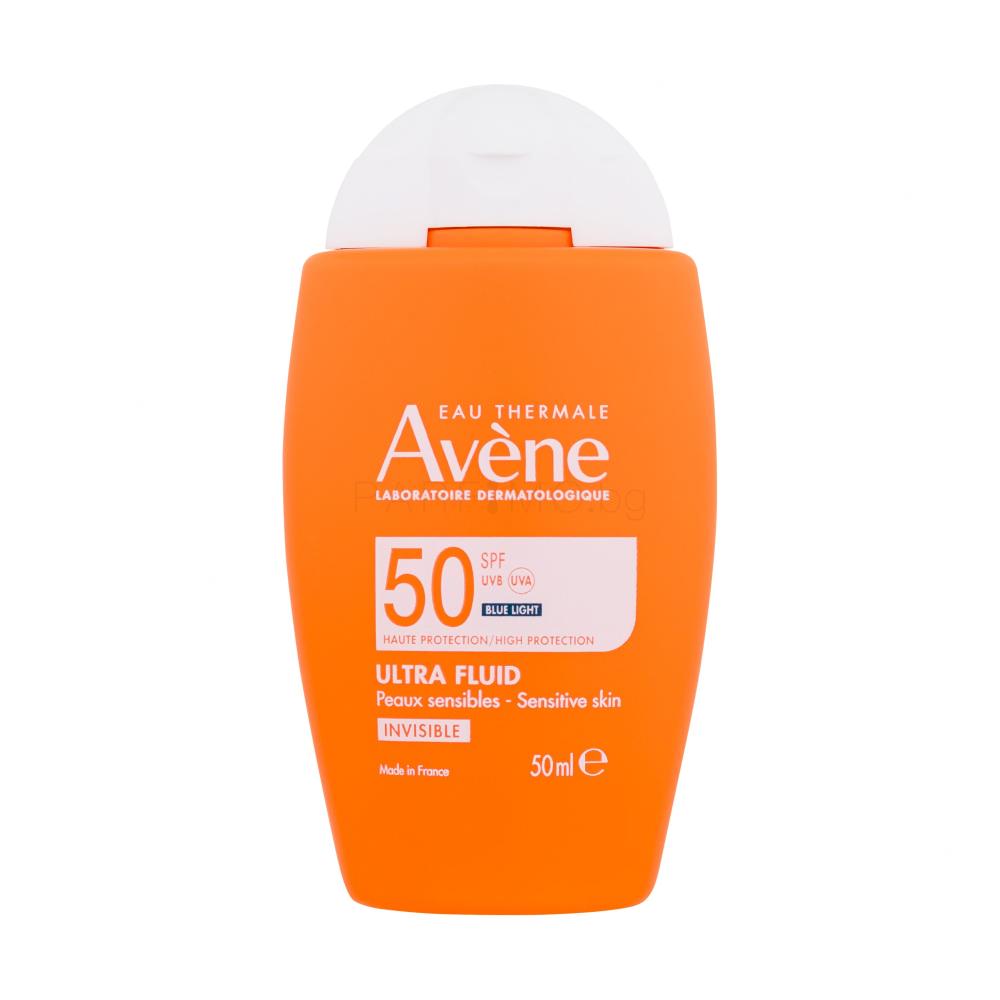 Avene Sun Ultra Fluid Invisible SPF50 Слънцезащитен продукт за лице 50 ml